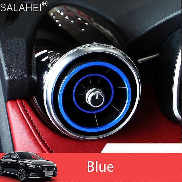 For Roewe MG 6 17-18 Air Conditioning Outlet Knob Circle Decoration Cover Central Control Sticker Car 2 outer rings 2 inner ring