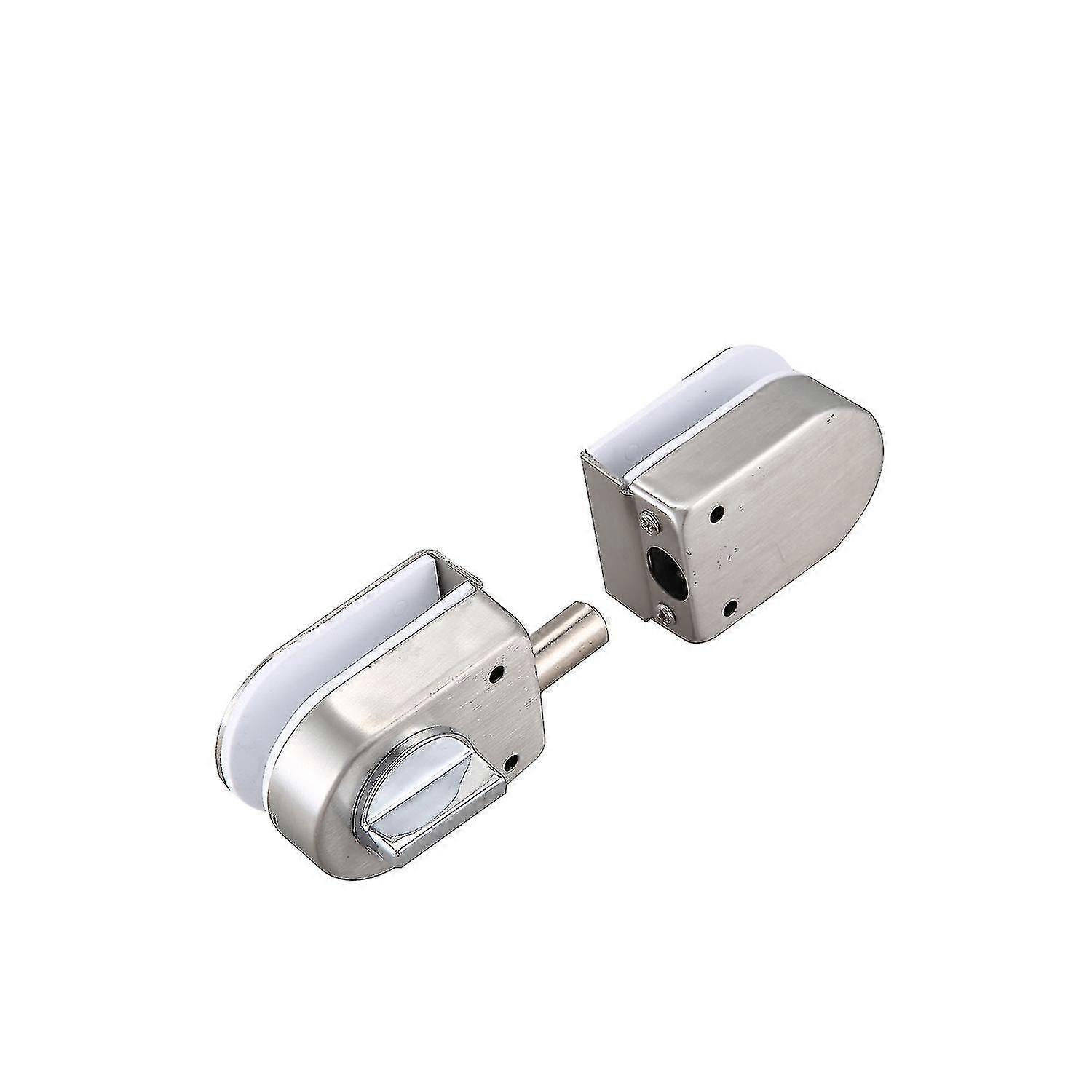 ステンレス鋼、ガラスドアラッチロック/、138a、穴あけなし、二重ガラスドア用、フレームレスGL-A1