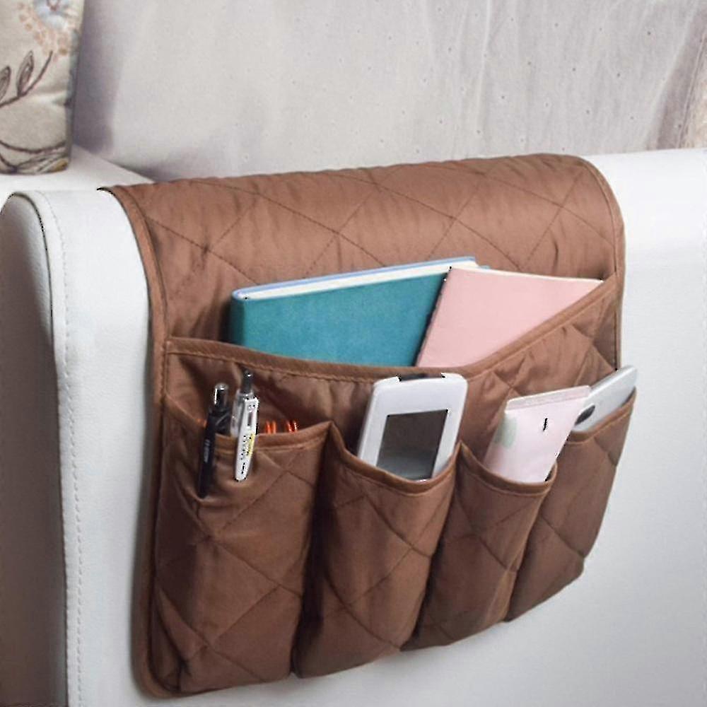 Sofa Armrest Hanging Storage Bag Remote Snack Tidy Organiser Home-