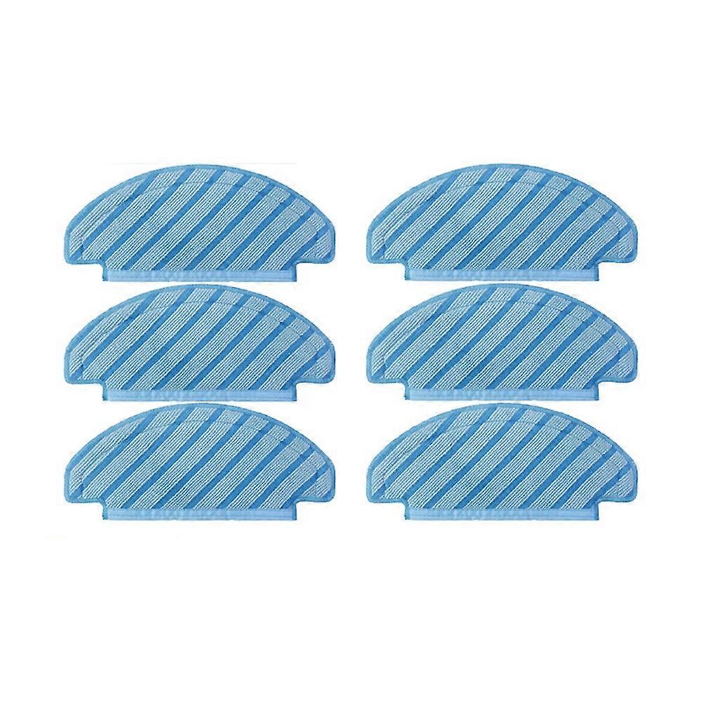 6 PCS Washable Mop Cloths for Deebot T8 MAX/T8 /T9 MAX/T9 Robot Vacuum Mop Rag Parts