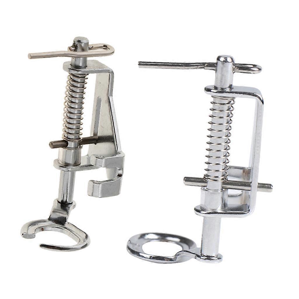 2x Large Metal Free Motion Quilting Darning Sewing Machine