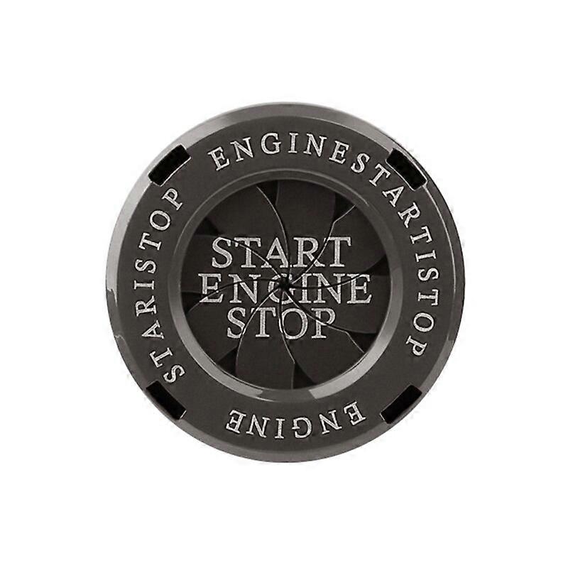 Auto Ignition Engine Start Stop Button Protective Cover Push Start Automotive Rotatable Sticker Anti-Scratch Decoration