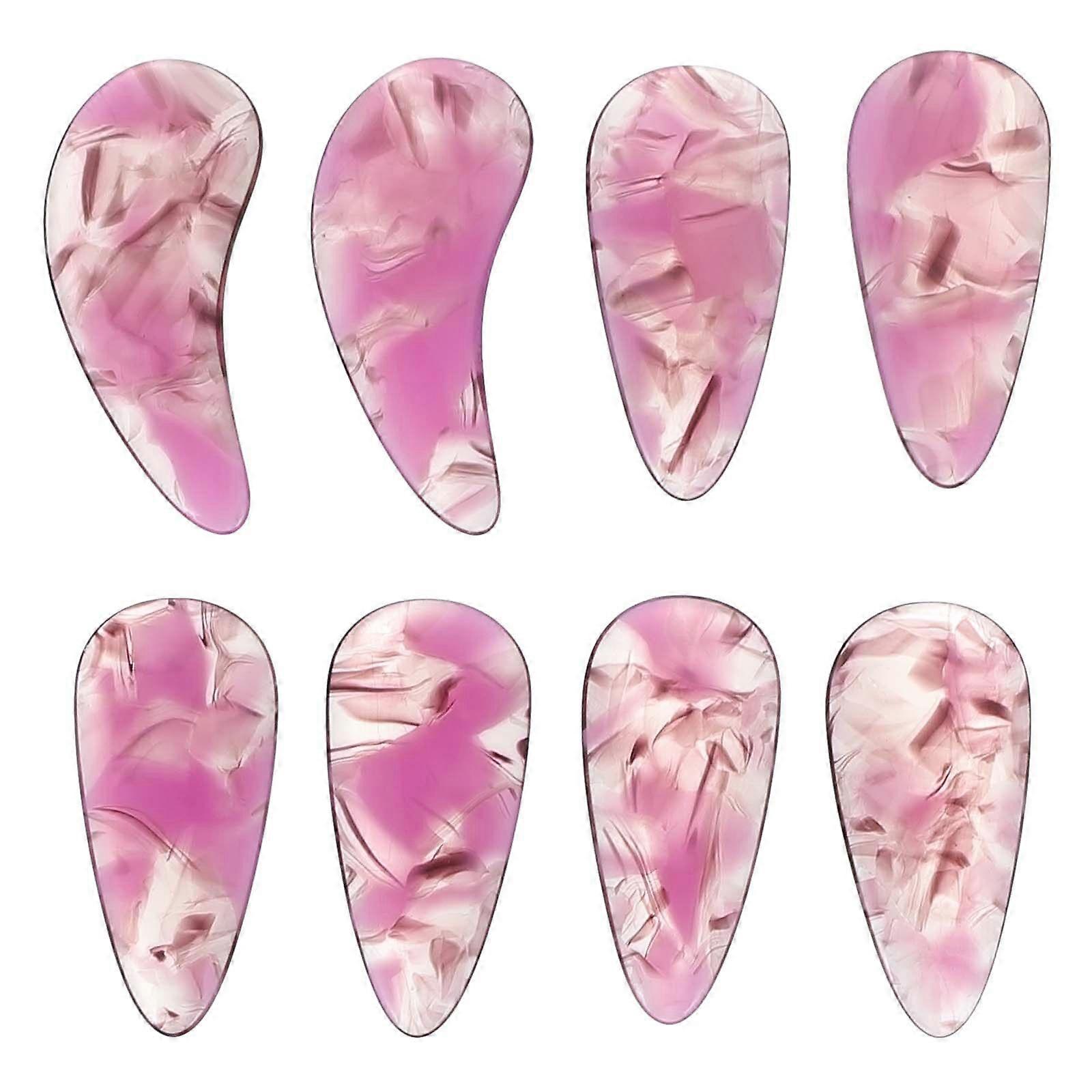 8Pcs Guzheng Fake Nails Professional String Instrument Playing Finger Picks (Assorted Color)