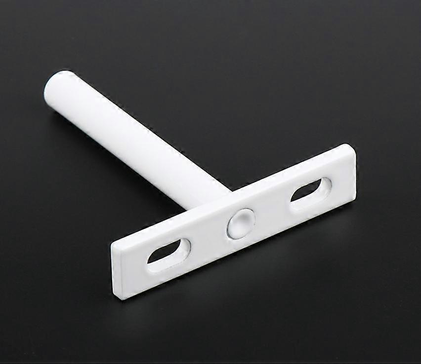 124mm Floating Shelf Brackets Shelf Bracket, Invisible Floating Shelf Bracket Bracket, Brackets Floating Shelf Bracket Wooden Shelf Bracket (White)