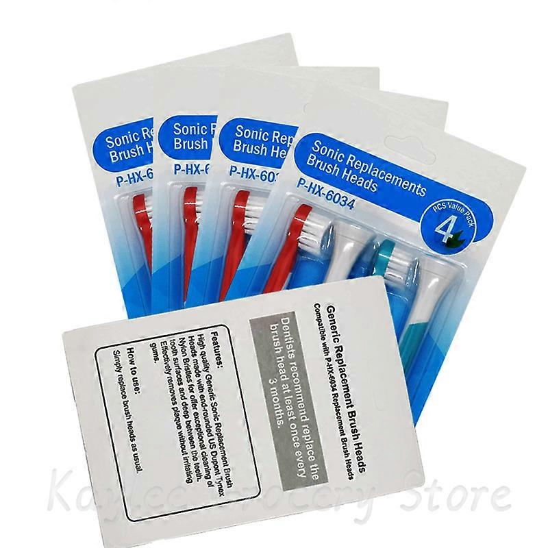 4/8pcs Replacement kids Electric Toothbrush Heads For HX6034/HX6044/HX6024/HX6930/HX6932 Philips Children's Toothbrush HeadToothbrushes