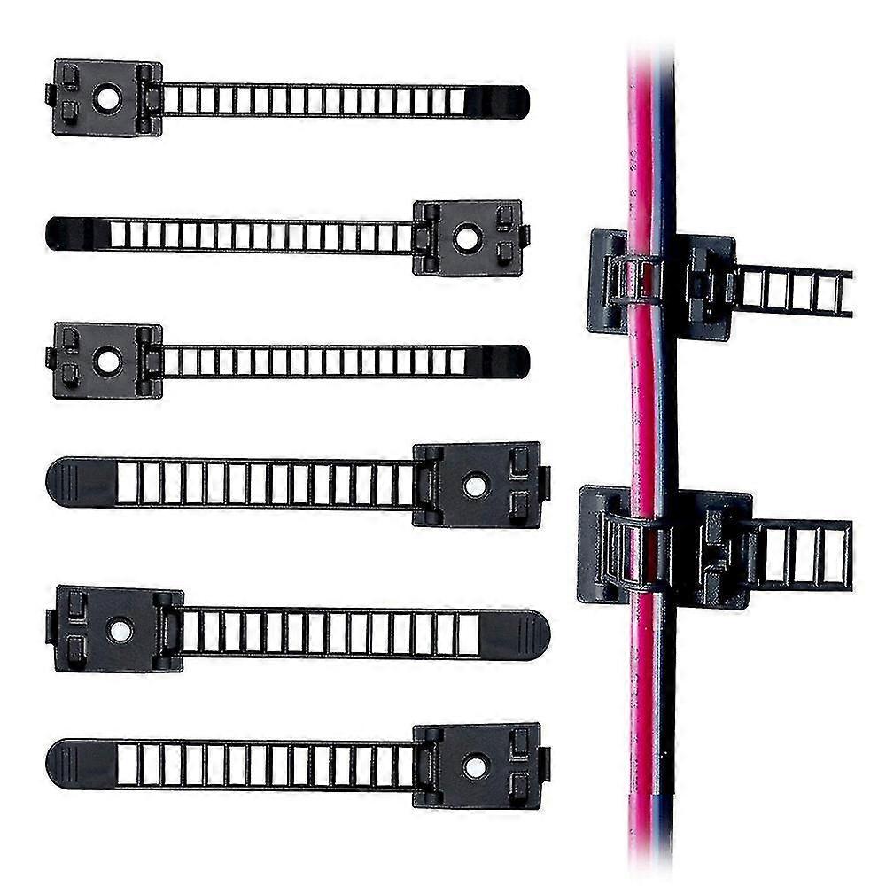 Adjustable Cable Clips Self-adhesive Wire Organizer 50pcs