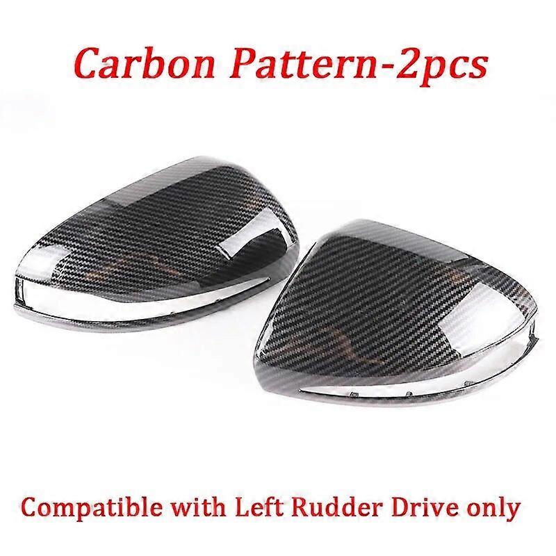 For Mercedes-Benz C-class W205 E-class W213 GLC-class X253 S-class W222 W238 ABS bright black car rearview mirror cover trim LHD