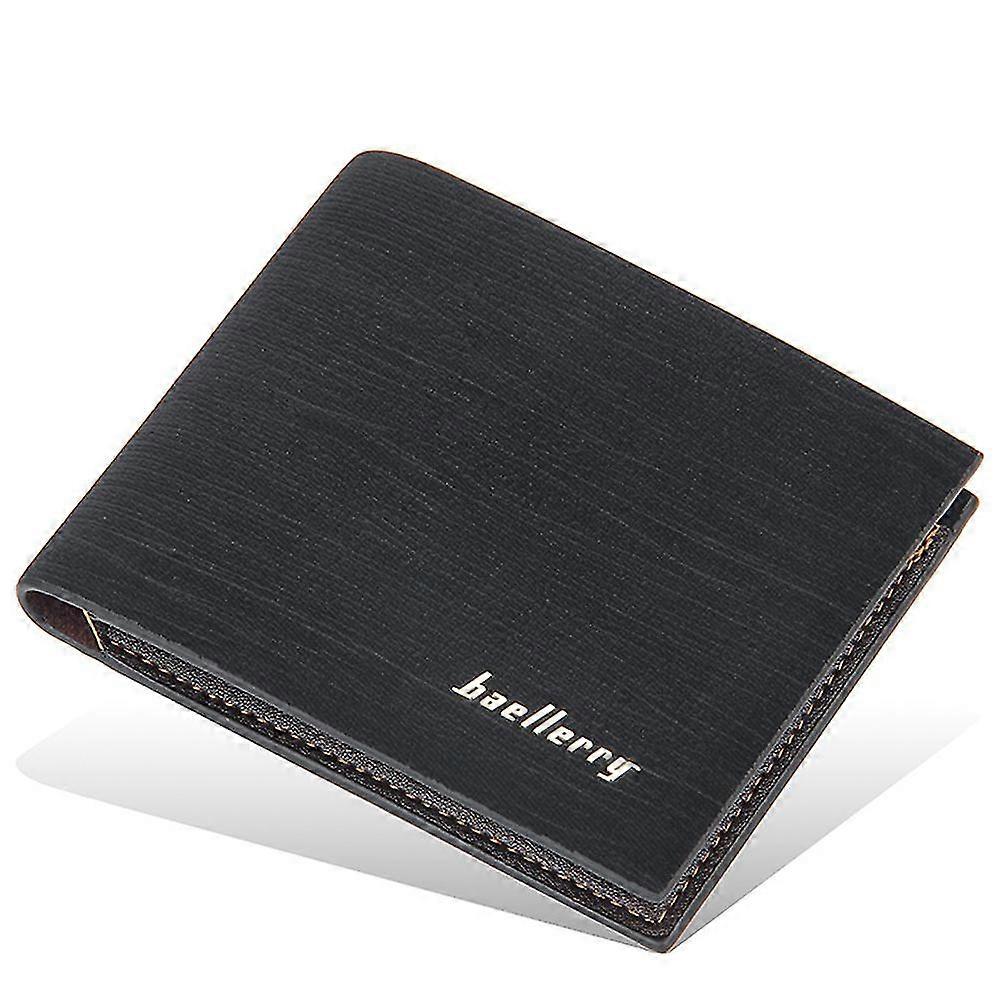 Men's Wallet Open Short Coin Purse Multi-card Pocket Wallet - PW