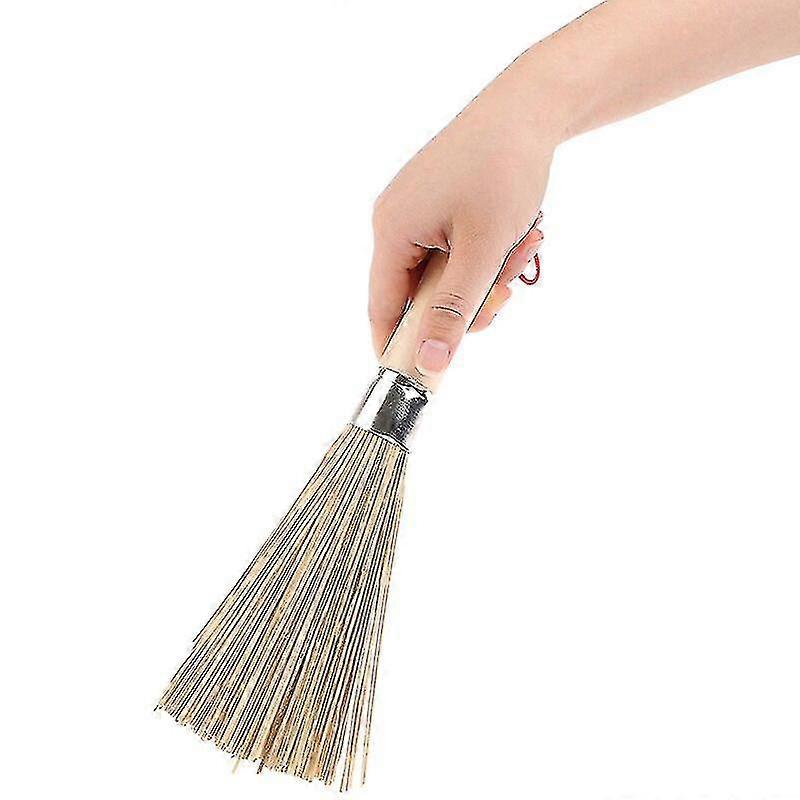 Non-stick Oil Bamboo Frying Pan Brush