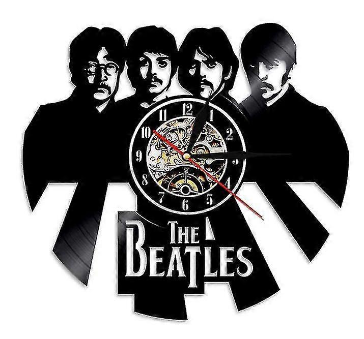 Vinil Record Wall Clock, The Beatles Record Wall Clock, Retro Home Decorare Wall Clock