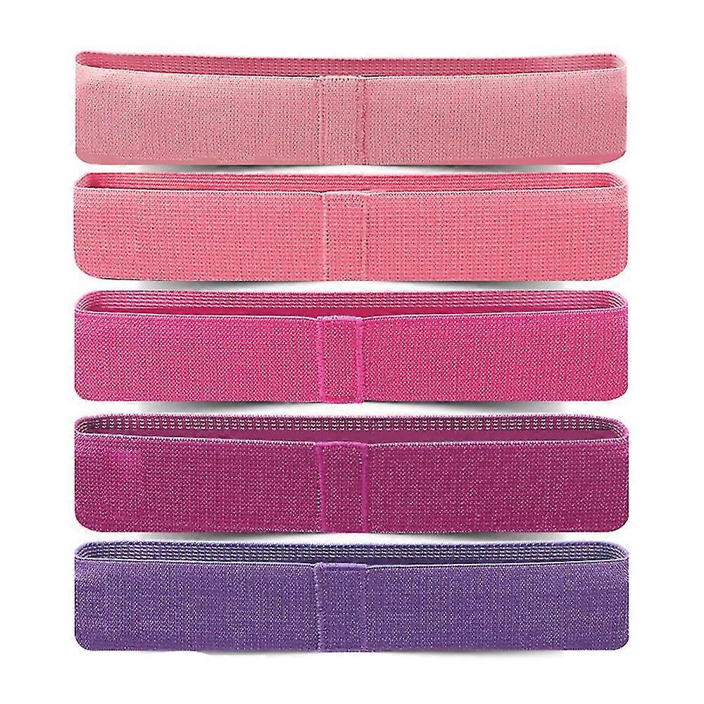 Exercise Bands Resistance Bands Set - Workout Bands Resistance Bands For Legs,pink Gradient Set