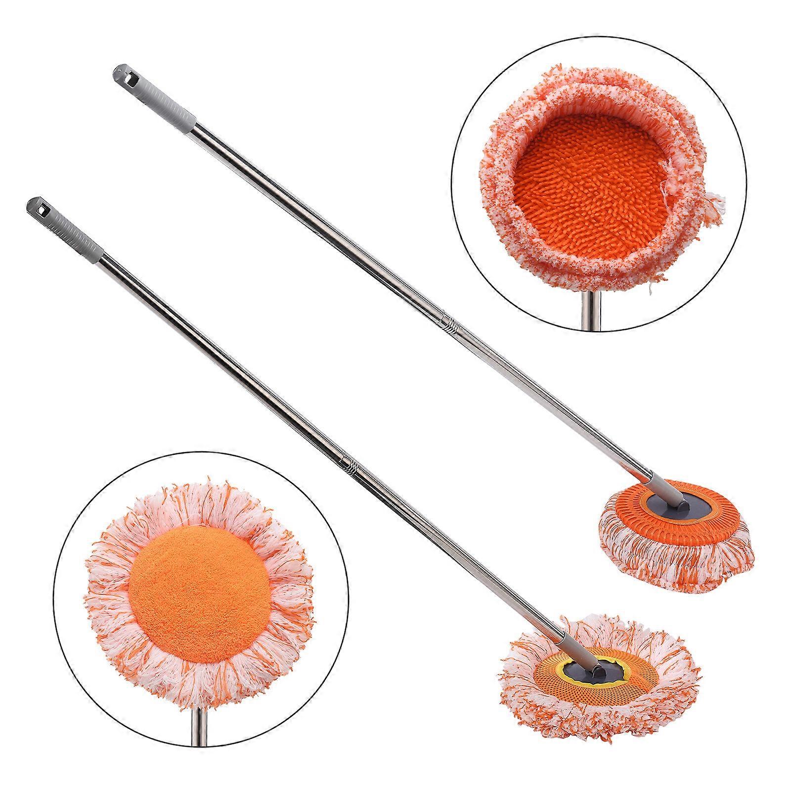 360 Rotating Car Wash Mop with Adjustable Handle for Deep Cleaning