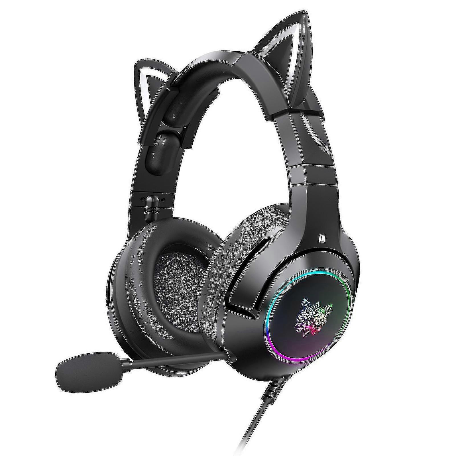 Onikuma K9 Wired Gaming Headset Removable Cat Ears