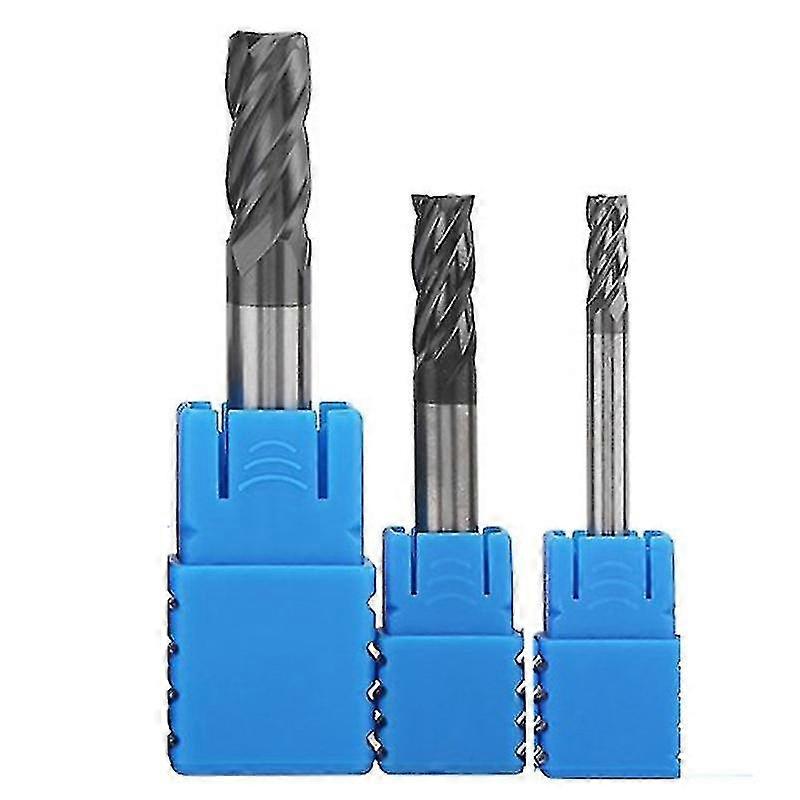 For 3pcs 4 6 8 Mm Carbide End Mill 4 End Mill Set Milling Cutter Tool Kit Cnc Carbide Milling Cutter Sp