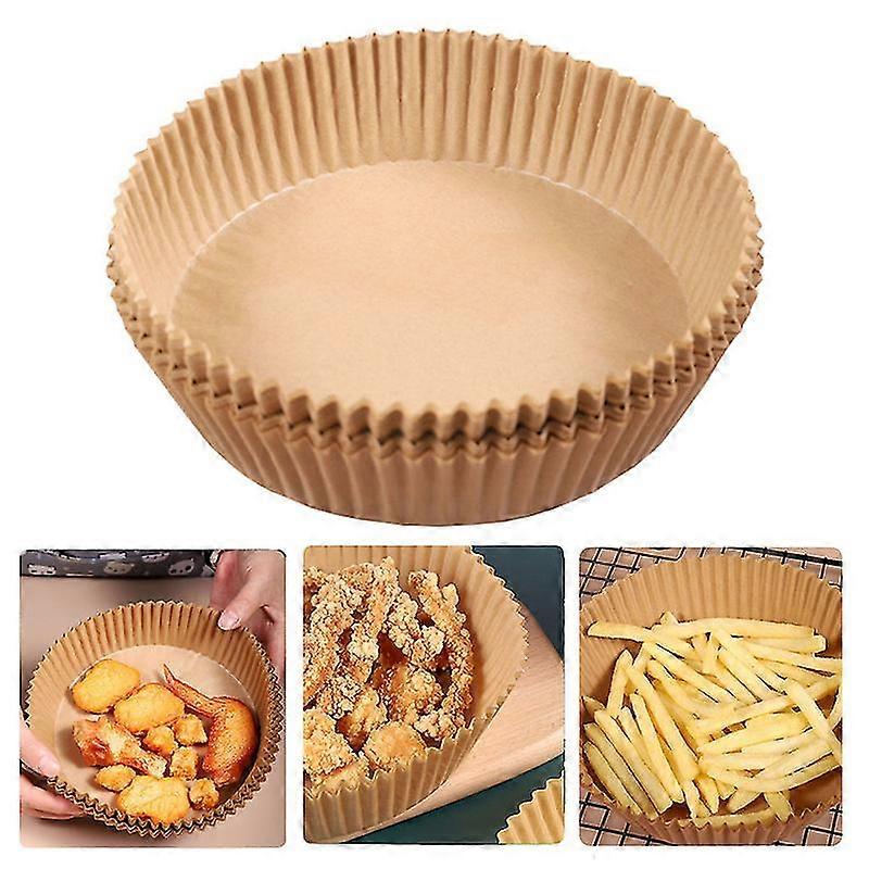 Air Fryer Disposable Paper Liner 100pcs Non-stick Disposable Air Fryer Liners Baking Paper For Air Fryer Oil-proof