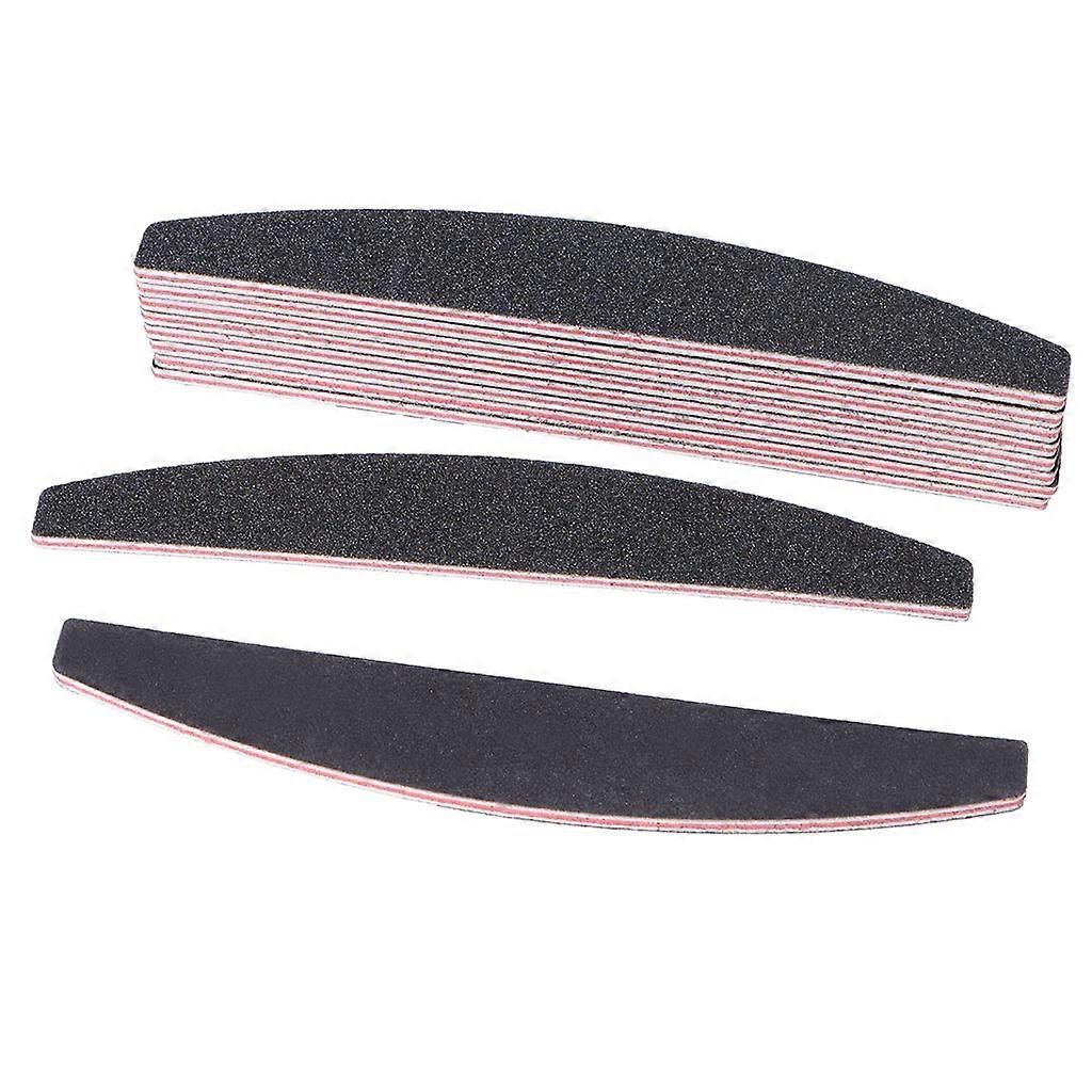 New Double Side Comb Curved Shape Nail Files Sanding Manicure Tools