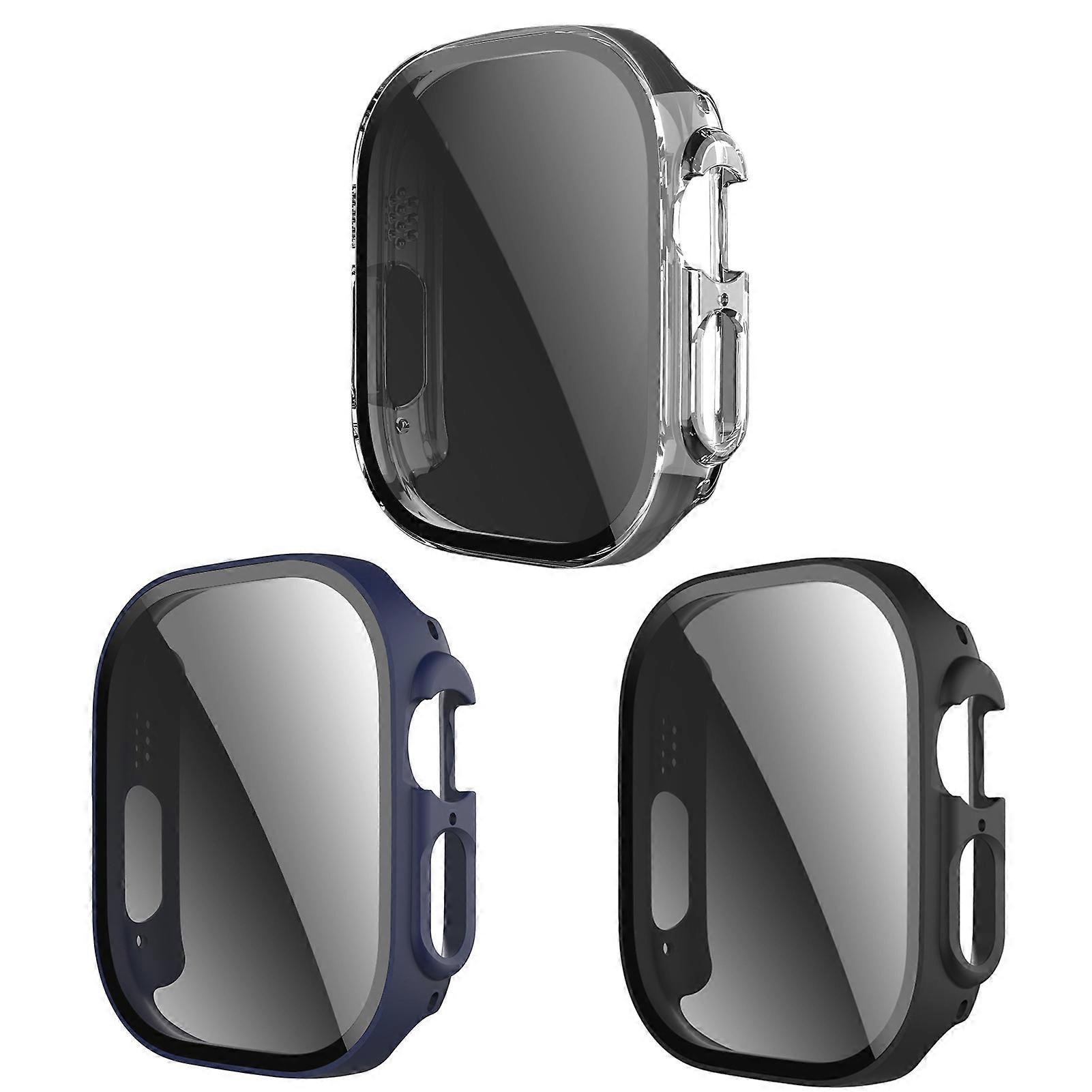 3pcs Privacy Screen Protector Anti Peeping Ultra Thin Protective Case for Smart Watches