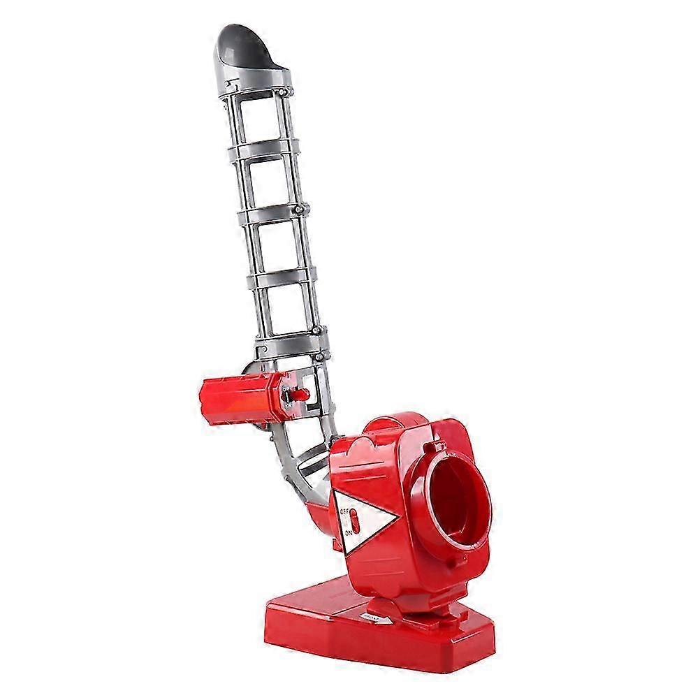 1pc野球セルフモーションピッチングマシン自動ランチャー野球バット玩具屋外野球トレーナー練習玩具バッテリーなし(赤)