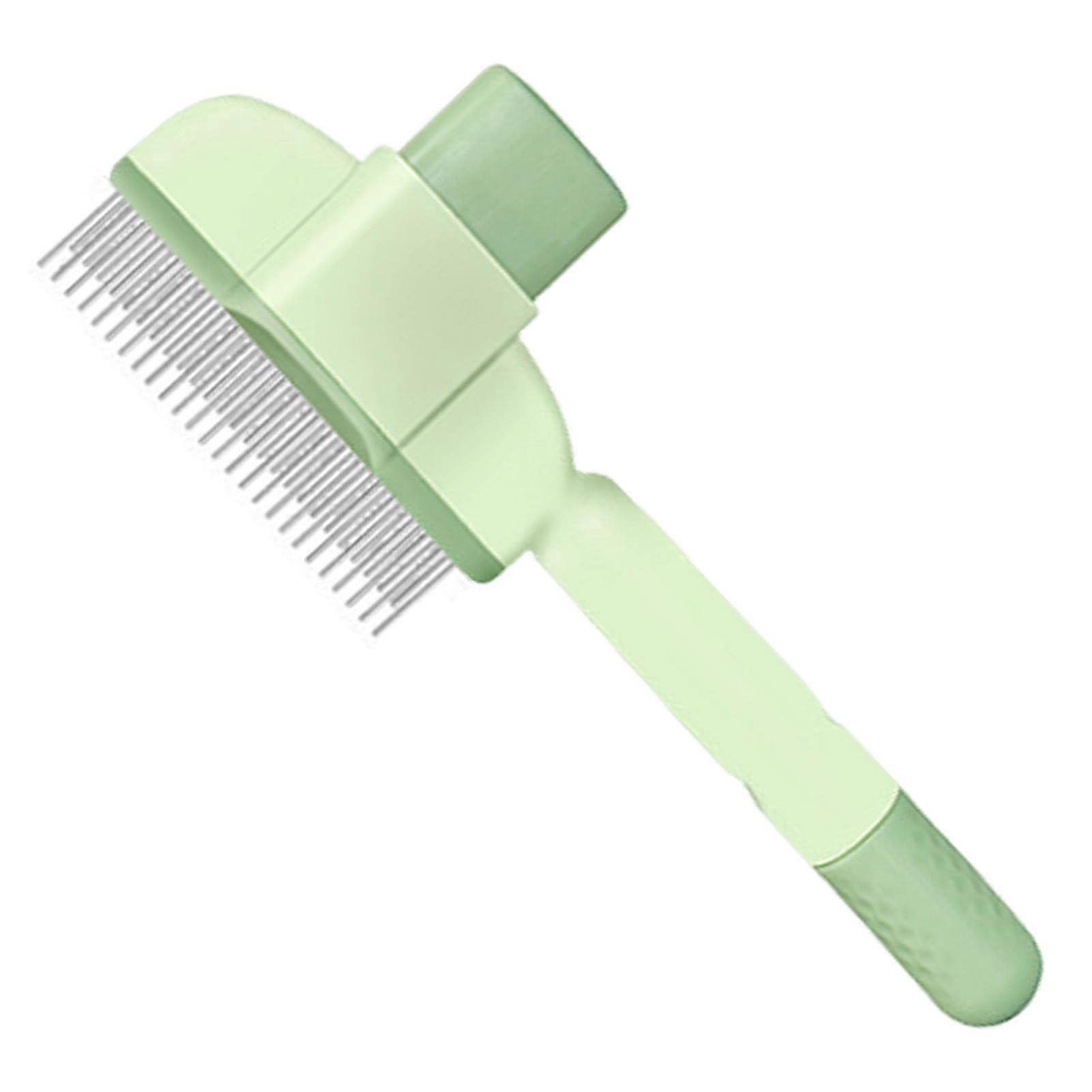 One Click Self Grooming Comb Easy to Remove Loose Undercoat Mats for Small Medium Large Cat