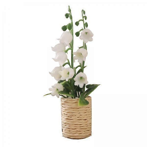 6xArtificial 1/12 Mini krukväxt dockhusmöbler för pojkar semesterpresenter