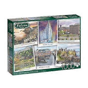Falcon De Luxe Visit Northern Ireland 1000 Piece Jigsaw Puzzle
