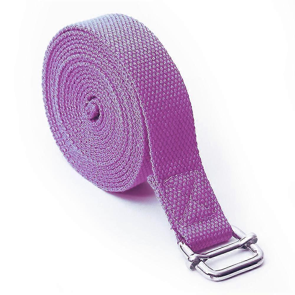Yoga Band -tool For Flexibility | Exercises | Yoga Belt Strap With Adjustable Metal Sliding Bule,8385