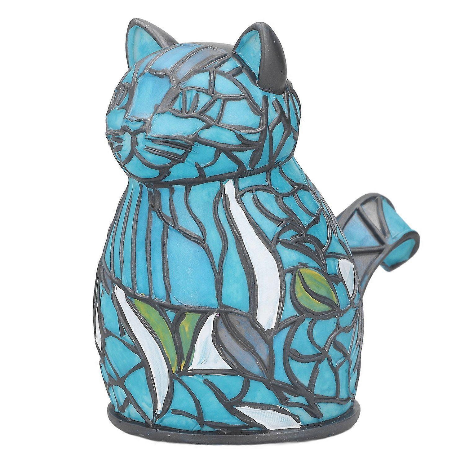 3D Stained Animal Night Light Lamp – USB Powered, LED, Vintage Bedroom Decor – Multicolor, Yellow Glow