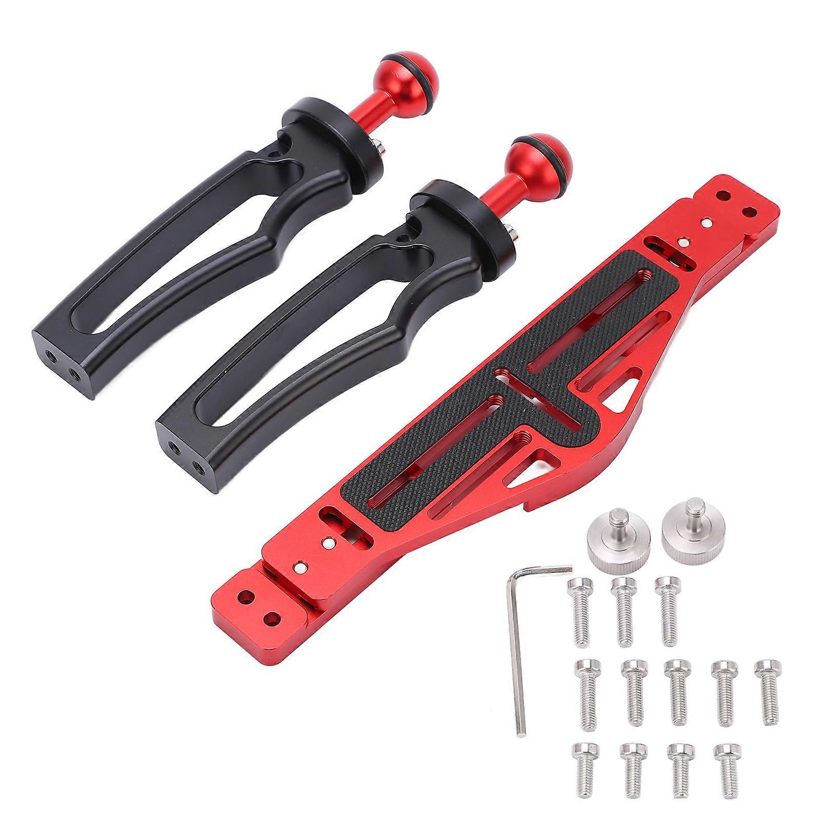 Dual Handle Tray Stabilizer Rig Diving Underwater Camera Housing Case Tray Mount