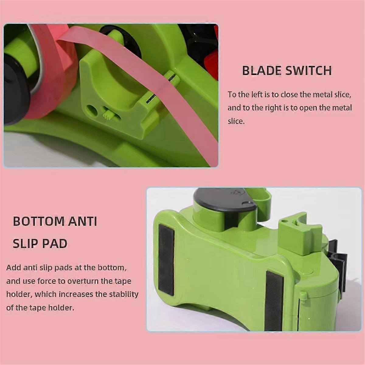 Multifunctional Tape Dispenser Packaging Tape Cutter Packing Carton Sealer Manual Tape Segmentation