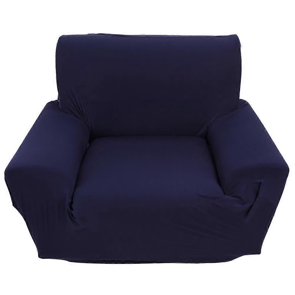 Polyester Strentch Single Soft Couch Sofa Cover Slipcover Protector Navy Blue
