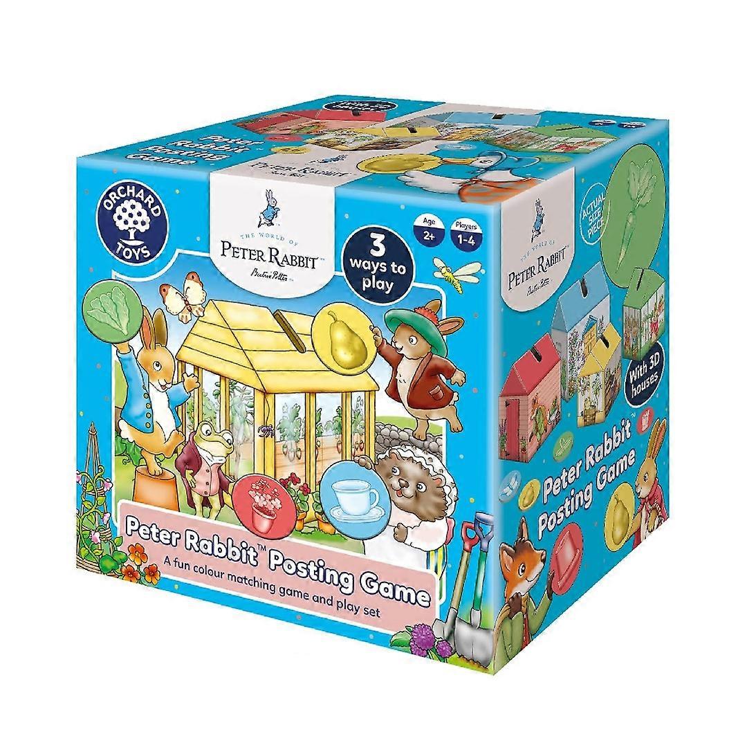 Orchard Toys Peter Rabbit Childrens Posting & Colour Matching Game