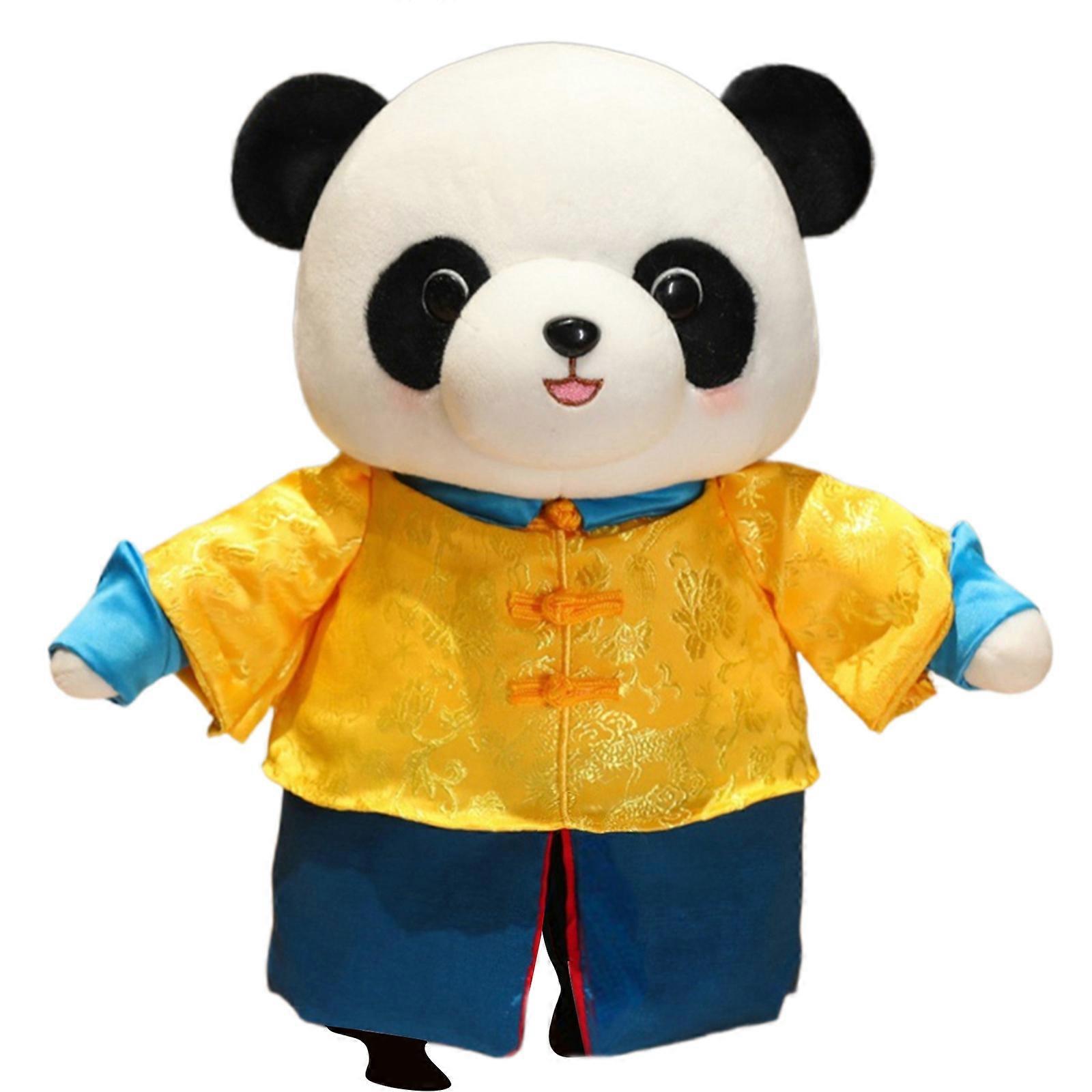 Realistic Panda Stuffed Toy Pillow, Soft Velvets Huggables Plushes Animals Soft Hug Pillow for Comfort and Warmth Panda in A