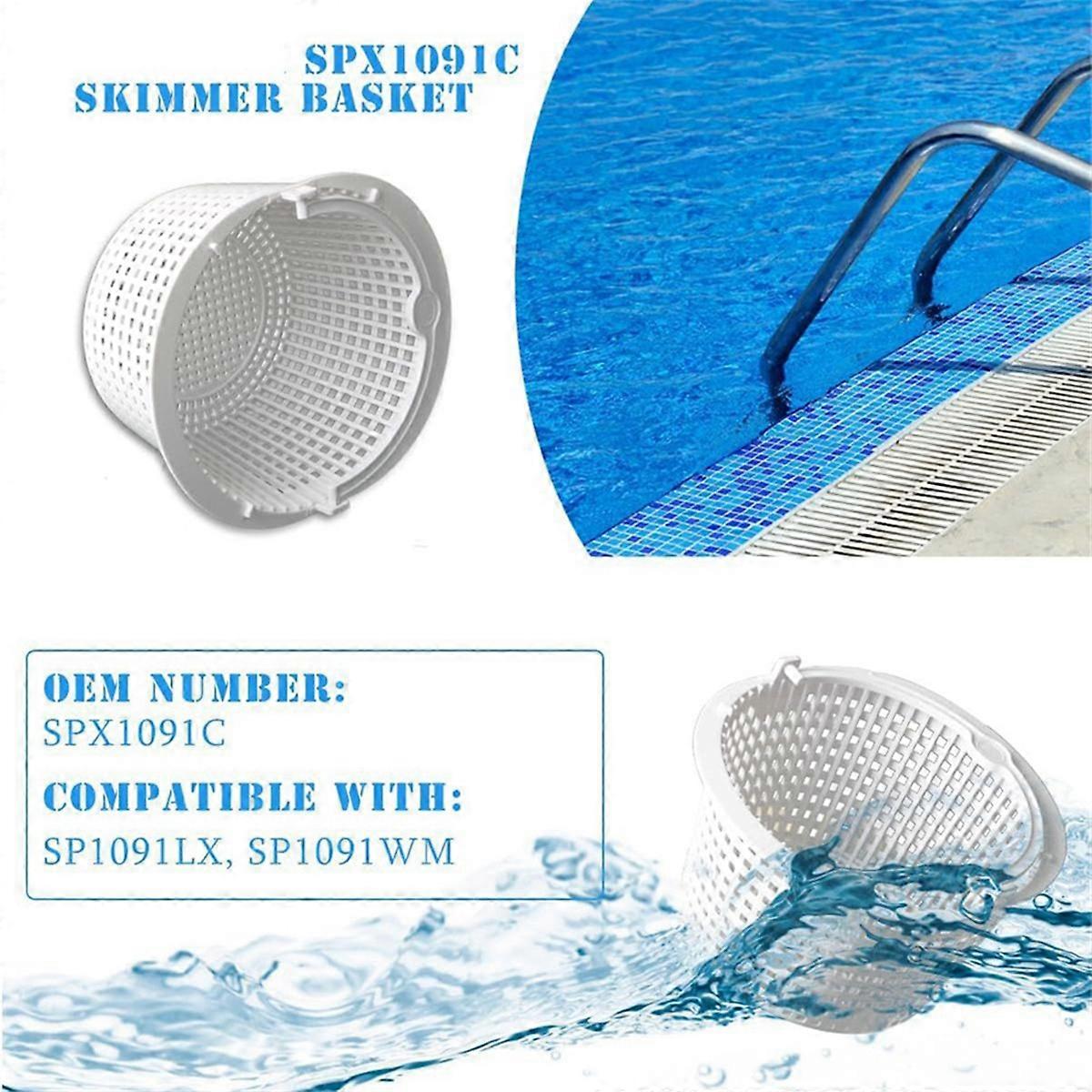 2pack SPX1091C SP1091LX SP1091WM Skimmer Basket with Handle for Above Ground Pool Automatic Skimmer