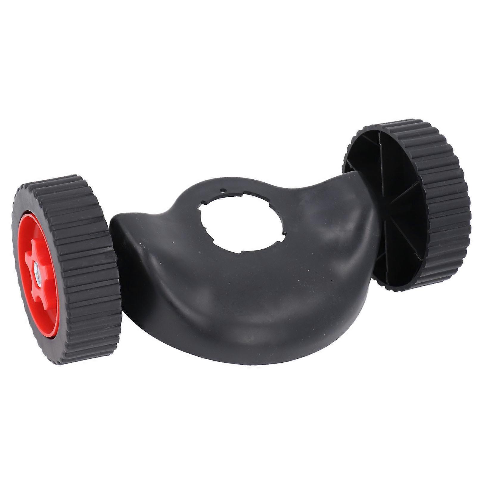 Risegun Weed Trimmer Support Wheel, Universal Adjustable Support Wheels Set Grass Cutter Auxiliary Wheels with Guard Outdoor Garden Supplies for