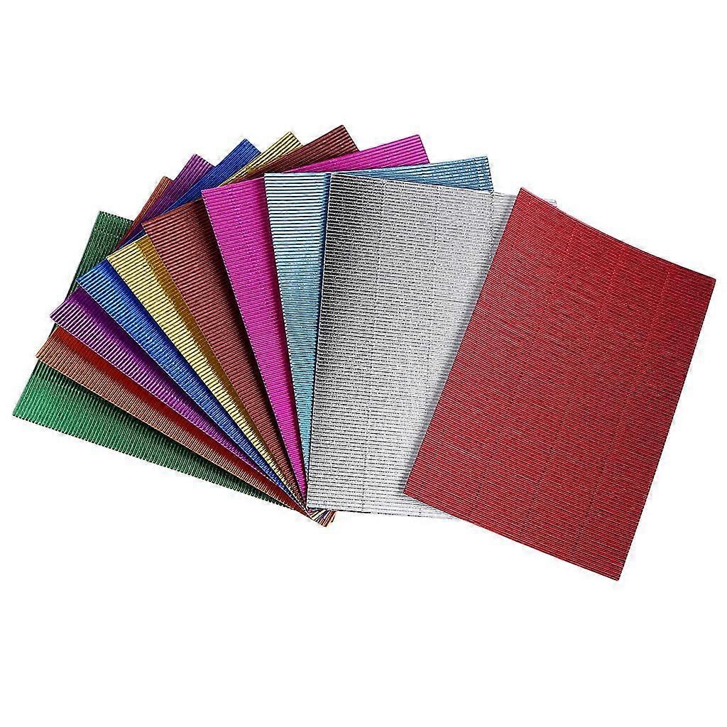 10pcs Corrugated Paper Craft Paper Corrugated Cardboard for Art Crafts 297x210mm