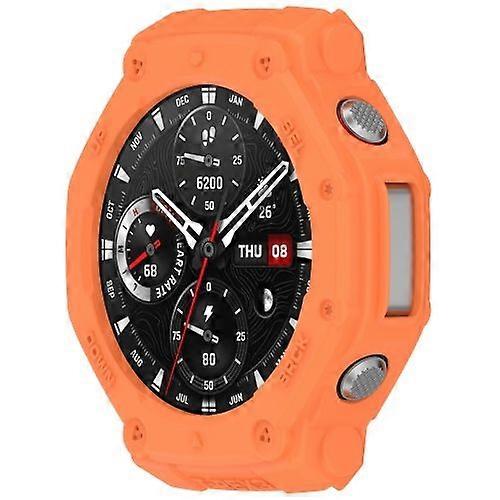 For Amazfit T-Rex3 Armor Hollow TPU Half Coverage Watch Case