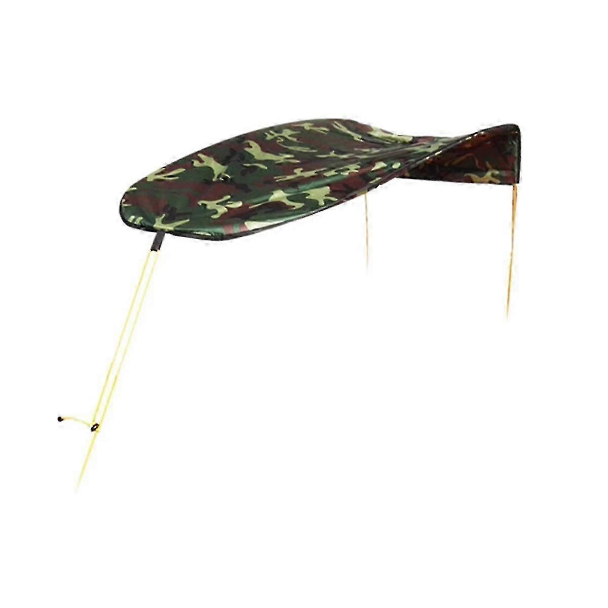 Kayak Awning, Waterproof and UV Resistant Awning Canopy, Folding Awning with Kayak Storage Bag Camo