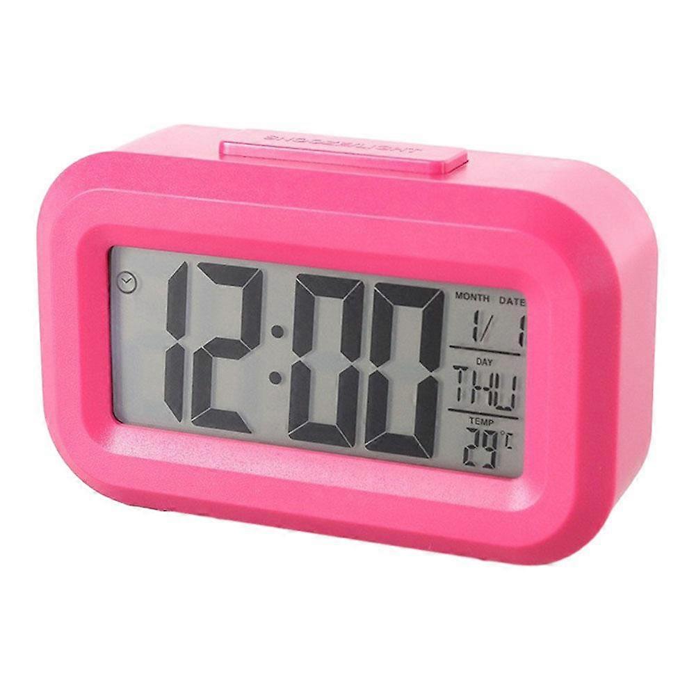 Digital Alarm Clock Color Options Date Temperature Display