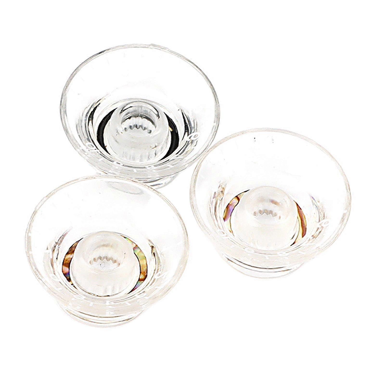 3Pcs Bell Rotary Knobs Guitar Top Hat Knobs for Bass Electric Guitarr