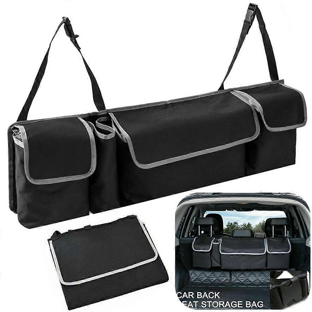 Collapsible Cargo Storage Bag, Expand Your Vehicle's Trunk Space With Durable And Waterproof Design, Adjustable Shoulder Straps For Easy Installation