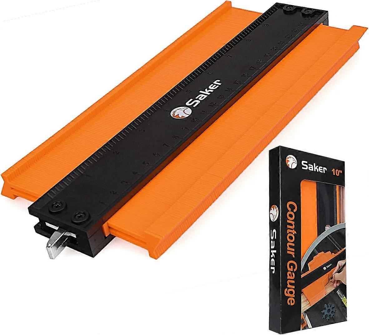 Contour Ruler, Lock, Aluminum, Irregularly Welded Wood Marking