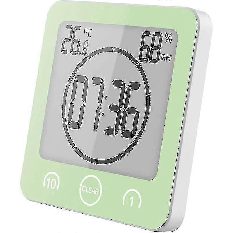 Bathroom Clock Digital Humidity Temperature Clock Digital Clock Display Lcd Touch Screen