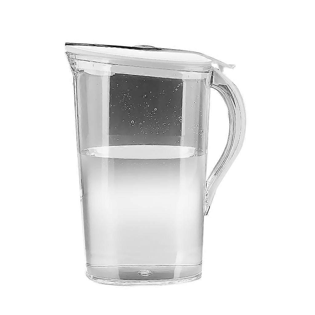 Pichet en plastique avec couvercle Pichet d’eau pour jus de boisson d’eau froide 2.1L