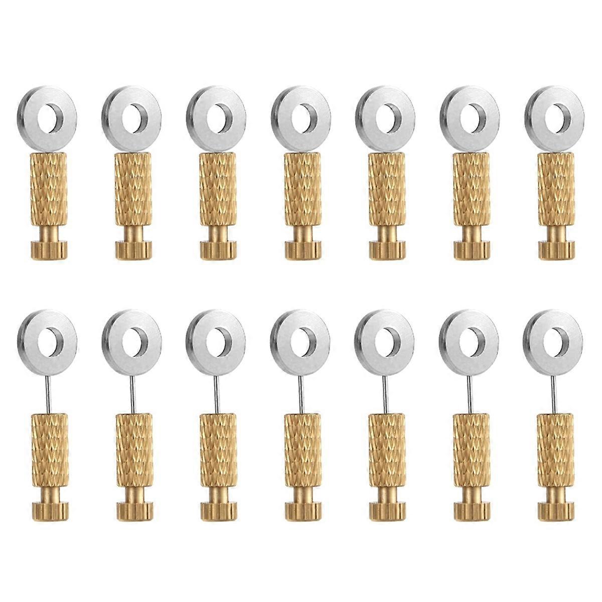 14Pcs Leather Positioning Needles, Leather Suture Positioning Needle Leather Locking Pins Leathercra