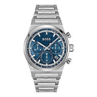 Boss Candor Chrono Men's Watch - 1514250 Silver Steel Bracelet