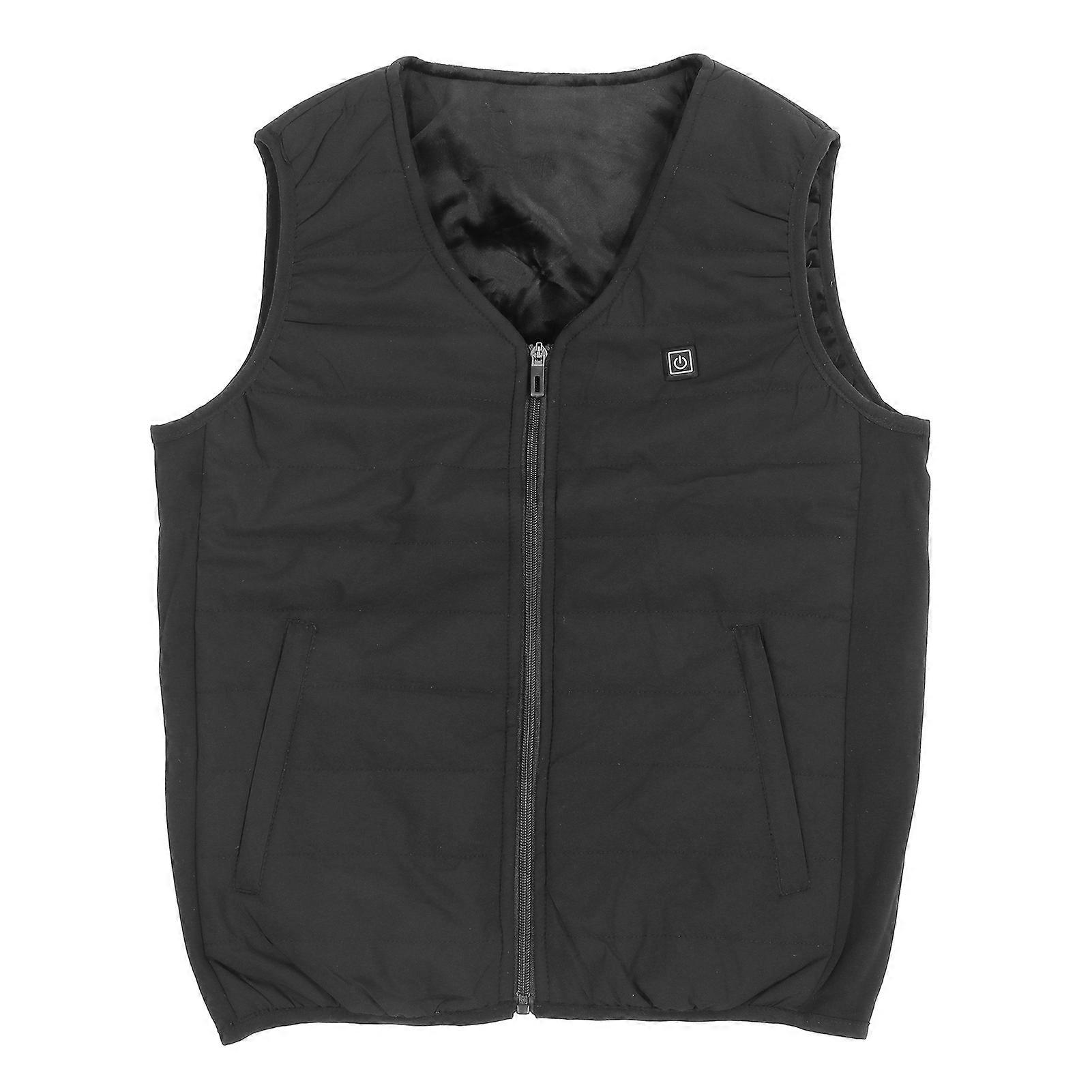 Intelligent Electric Heating Vest Single Control 3 Zones Thermal Heated Vest with USB Interface