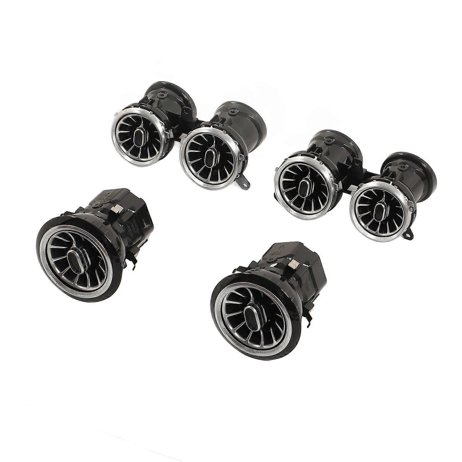 Front Row Turbine Air Vent Ambient Light 64 Color APP Control Replacement for Mercedes Benz E-Class W213 S213 C238 A238 