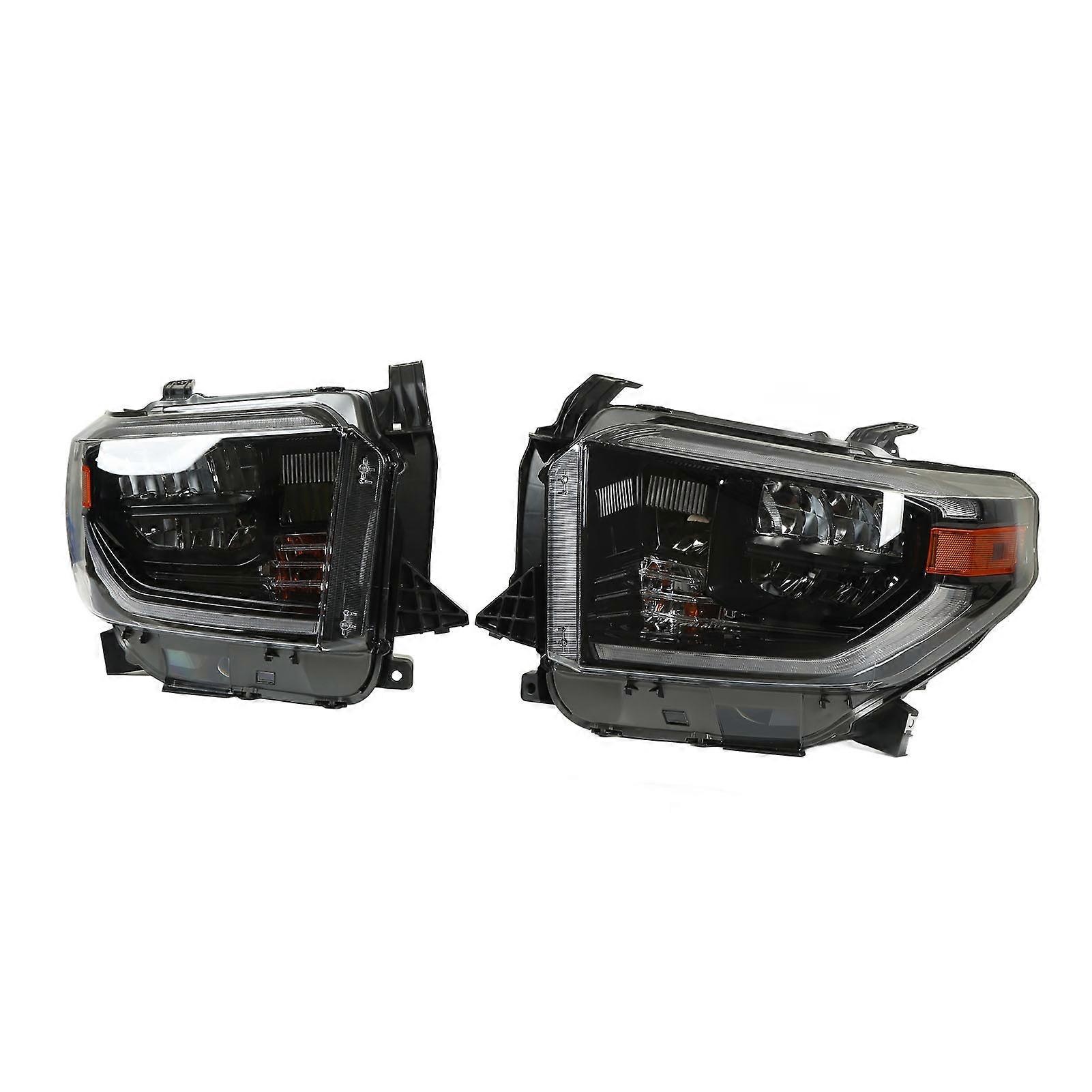 Pair 12V LED Headlights Left Right Waterproof for TUNDRA 2014-21