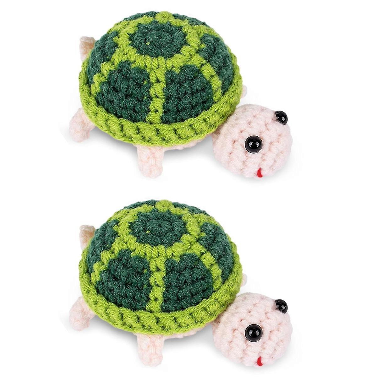 Handmade Mini Turtle Crochet, Crochet Animals