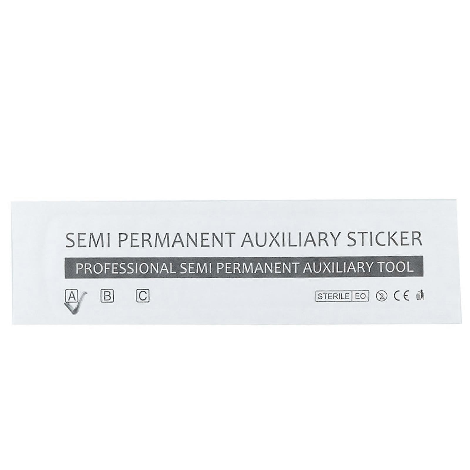 Professional 6Pcs Disposable Semi Permanent Eyebrow Tattoo Stickers